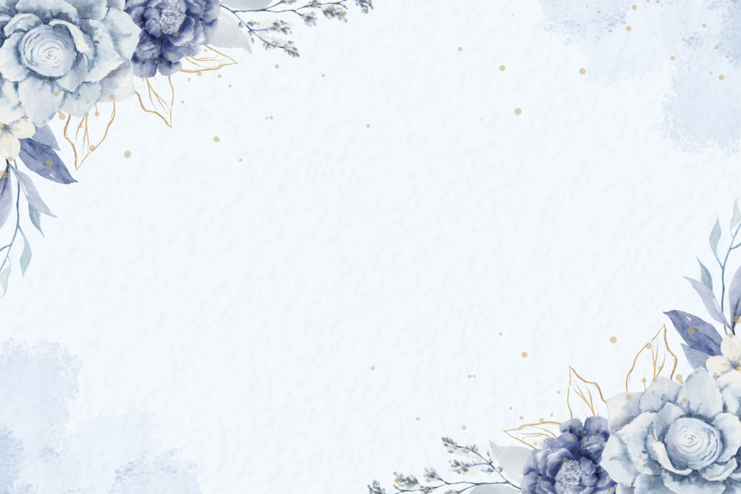 Blaue Blüten – Postkarten-Hintergrund 10x15 MayVerleih
