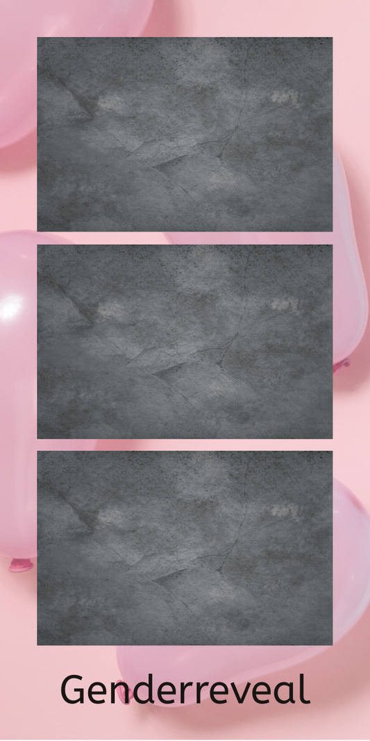 Vorlage Klein - Blau/Pink (Genderreveal Party)