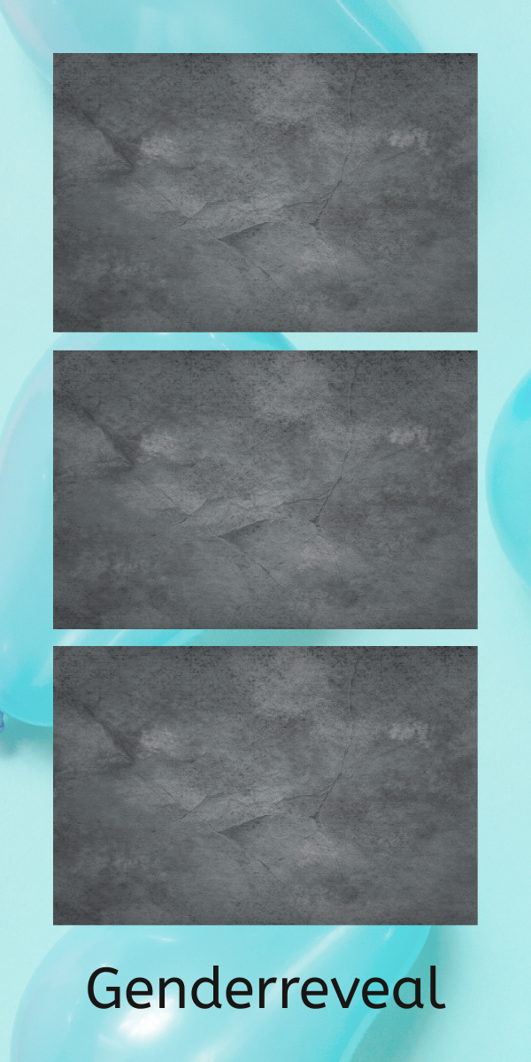 Vorlage Klein - Blau/Pink (Genderreveal Party)