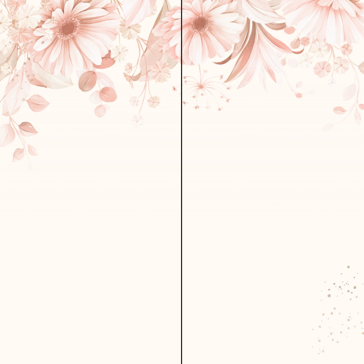 Blüte Orange - Beige