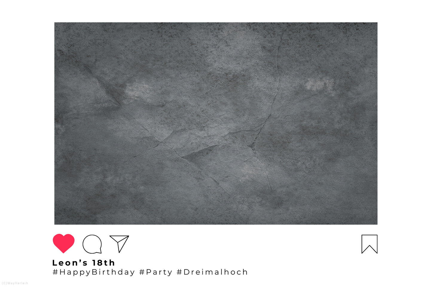 Vorlage - Birthday Insta