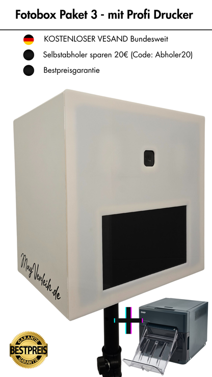 Fotobox - Paket 3 (inkl. Profi Drucker DNP)