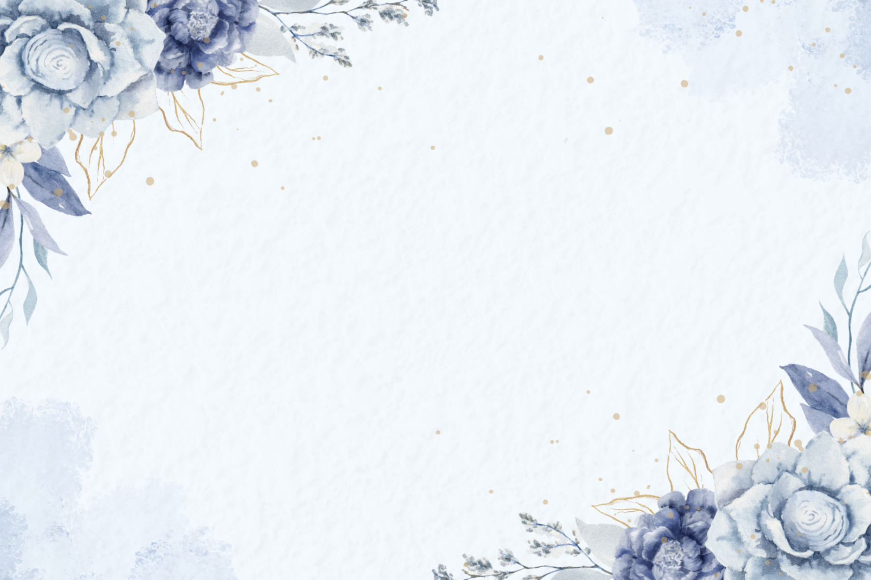 Blaue Blüten – Postkarten-Hintergrund 10x15 MayVerleih