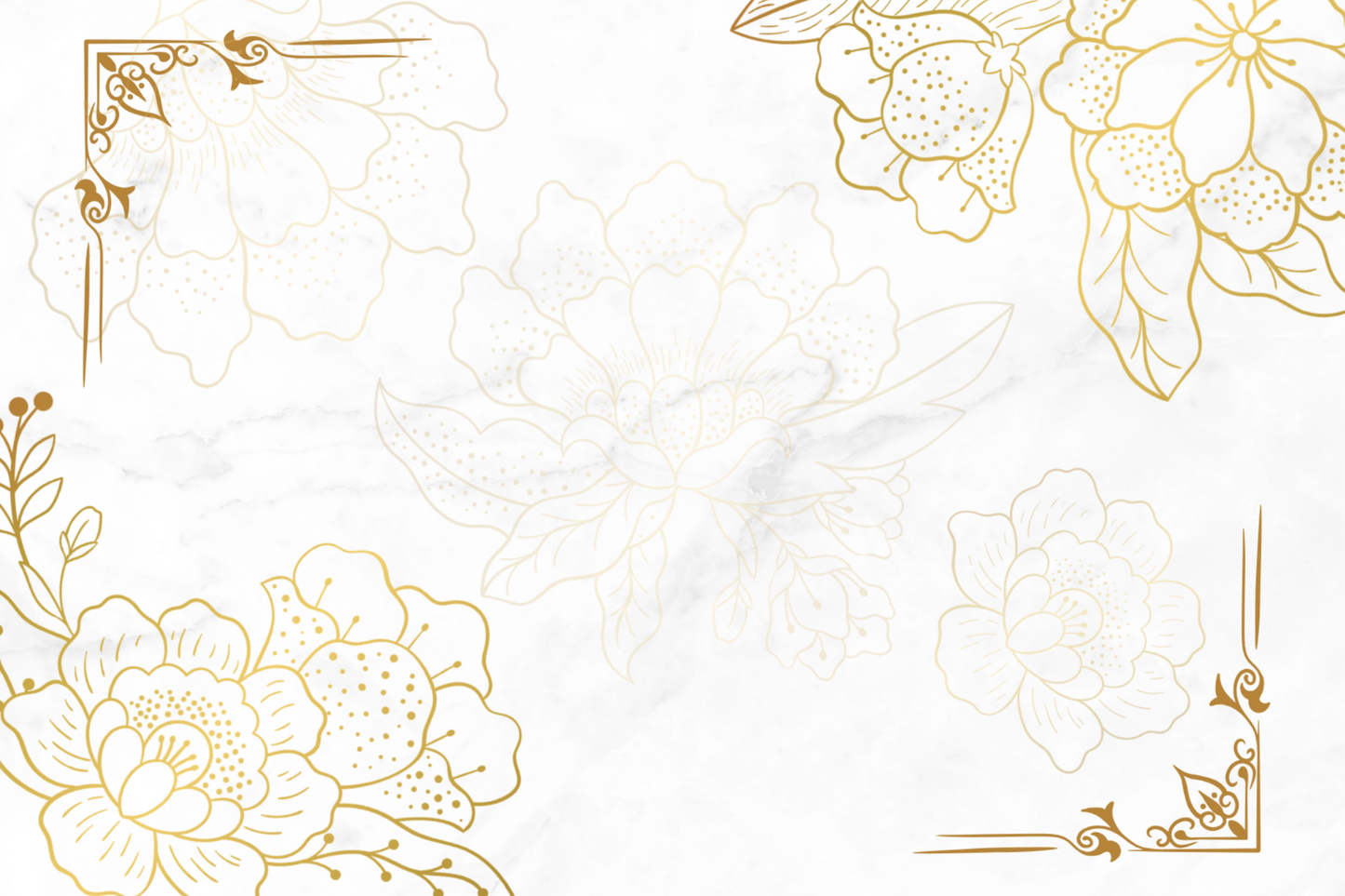 Goldene Blüte – Postkarten-Hintergrund 10x15 MayVerleih